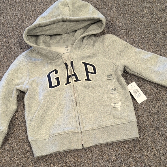 GAP Other - GAP Kids Light Gray Zip-Up Hoodie